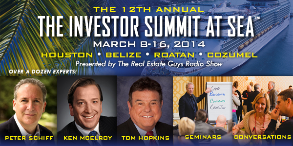 Join The Real Estate Guys for the 2014 Investor Summit at Sea