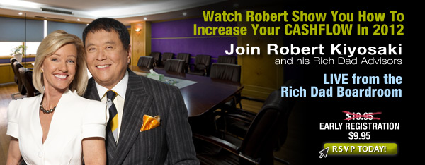 robert kiyosaki, kiyosaky, boardroom, live stream, rich dad boardroom, cash flow, racih dad poor dad