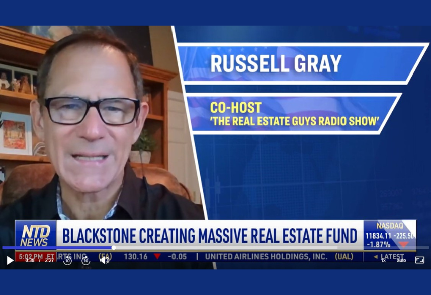 Newsfeed: Blackstone Creating Massive Real Estate Fund