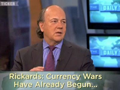 James Rickards is on the record saying that currency wars have already begun