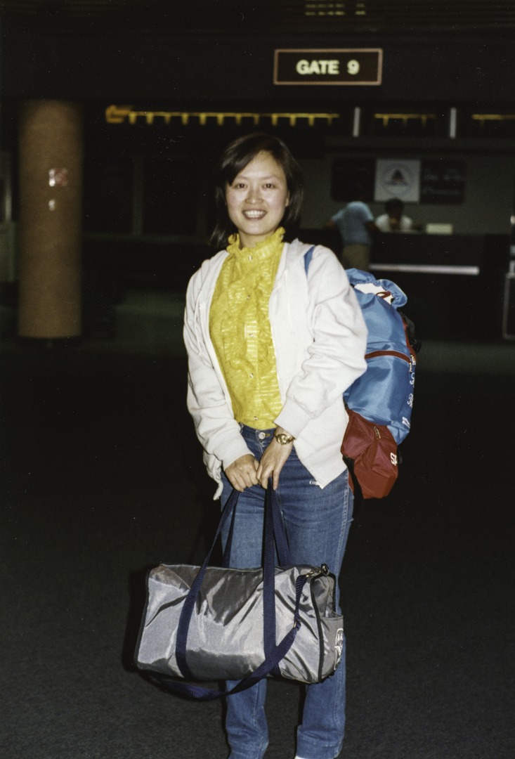 Lily Tang Williams arrives in America from China in 1988